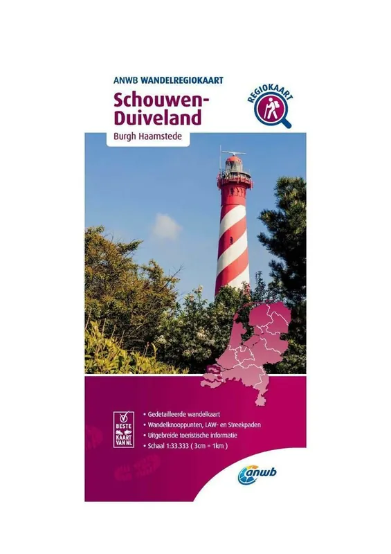 ANWB WANDELREGIOKAART SCHOUWEN-DUIVELAND (9789018046644) Favoriet
