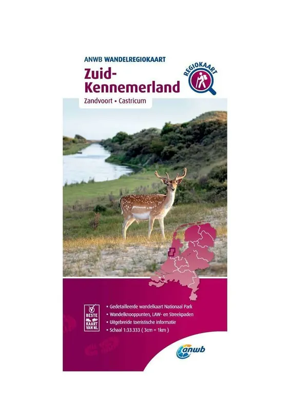 Speciale Aanbieding ANWB WANDELREGIOKAART NP ZUID-KENNEMERLAND (9789018046552)