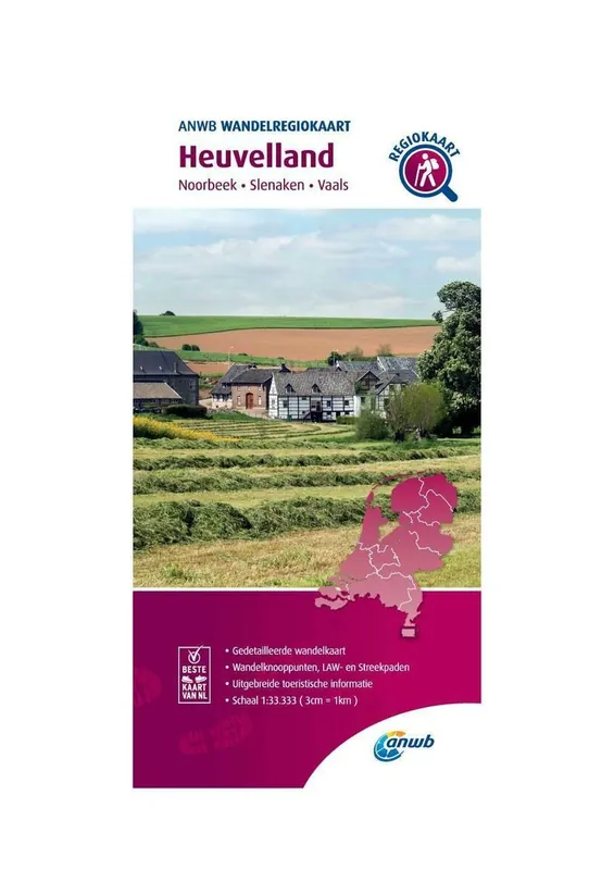 ANWB WANDELREGIOKAART HEUVELLAND (9789018046743) Betaalbaar