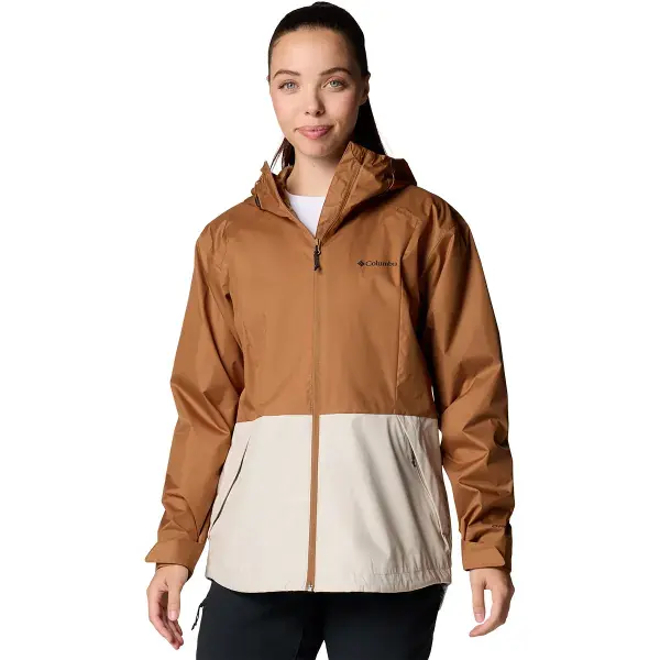 Gereduceerde Prijs WandeljasCOLUMBIAW INNER LIMIT III JACKET CAMEL BROWN/DARK STONE