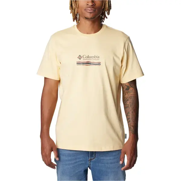 Beste Prijs T-shirtCOLUMBIAEXPLORERS CANYON BACK SHORT SLEEVE TEE SUNKISSED/HERITAGE