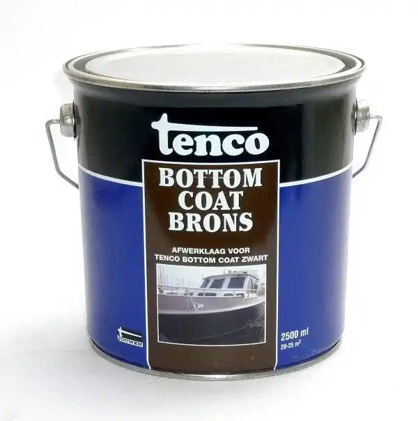 Tenco bottom coat brons 2,5 liter uit het Tenco Antifouling assortiment Finale Uitverkoop