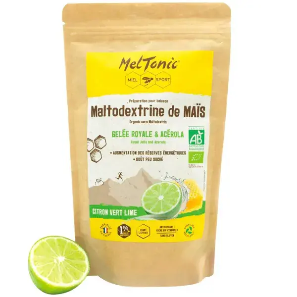 EnergiedrankenMELTONICMALTODEXTRINE DE MAÏS BIO CITRON VERT 400G Premium