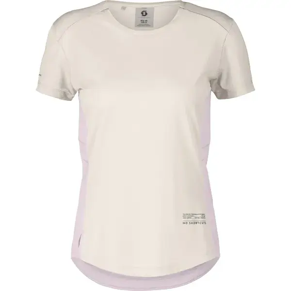 Trail T-shirtSCOTTTEE W‘S ENDURANCE TECH SS COTTON WHITE/BLISS PINK Finale Uitverkoop