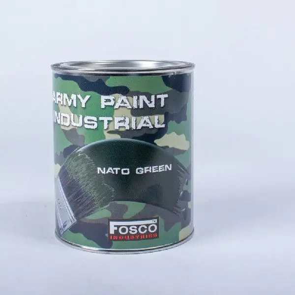 Legerverf 1liter nato green uit het Fosco Legerverf assortiment Must-Have