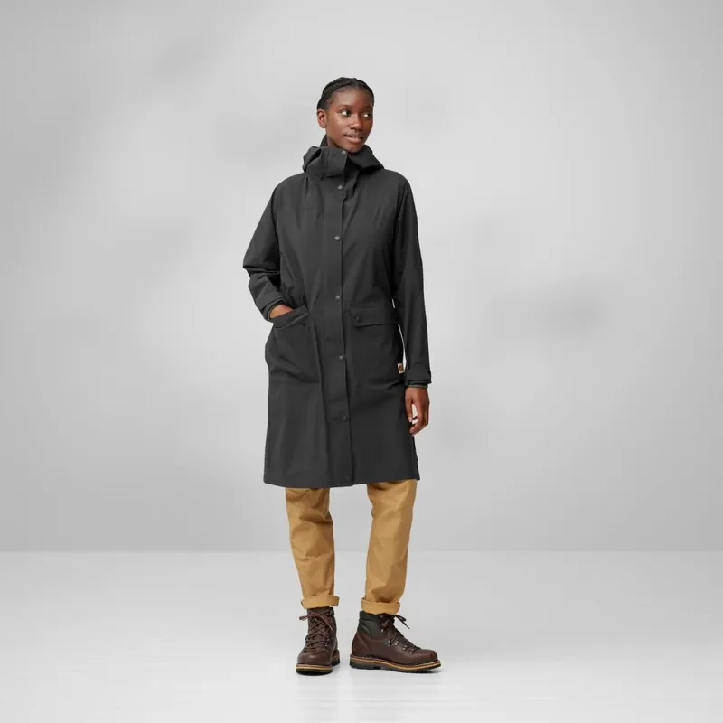 Shop Nu Fjällräven Vardag Rain Parka Women‘s Black