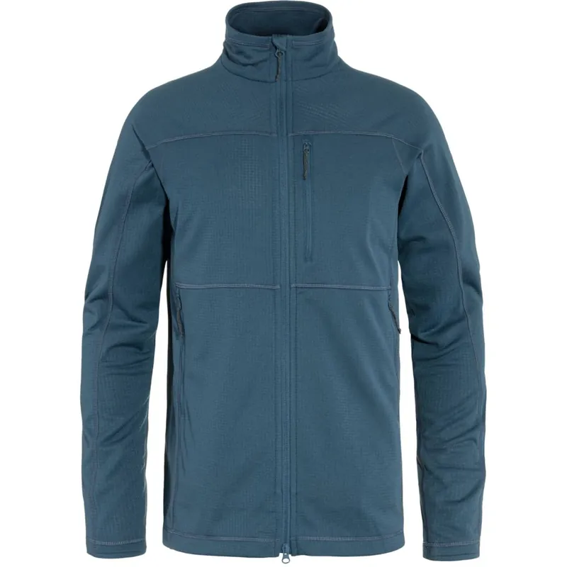 Rechtstreeks Van De Fabrikant Fjällräven Abisko Lite Fleece Jacket Indigo Blue