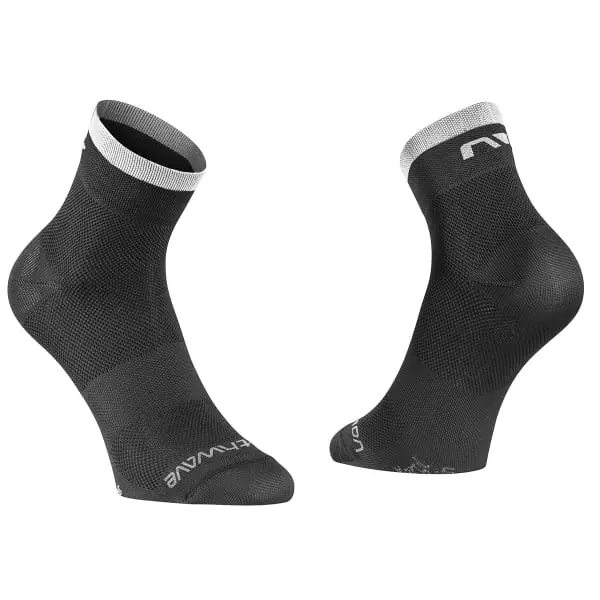 Gratis Retour FietssokkenNORTHWAVEORIGIN SOCK BLACK/WHITE