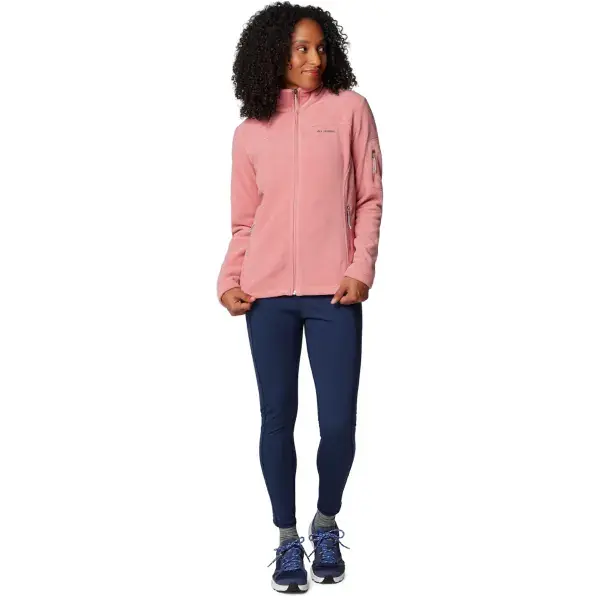 Flitsaanbieding Wandel fleecejasCOLUMBIAFAST TREK II JACKET W PINK AGAVE