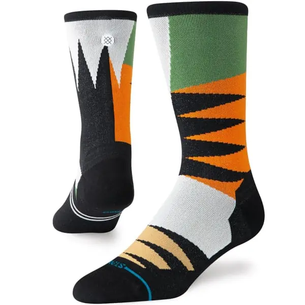 RunningsokkenSTANCECOMB THROUGH ULTRA CREW GREEN Superprijs