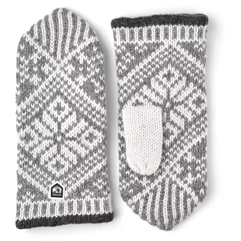 Hestra Nordic Wool Mitt Grey Lage Kosten
