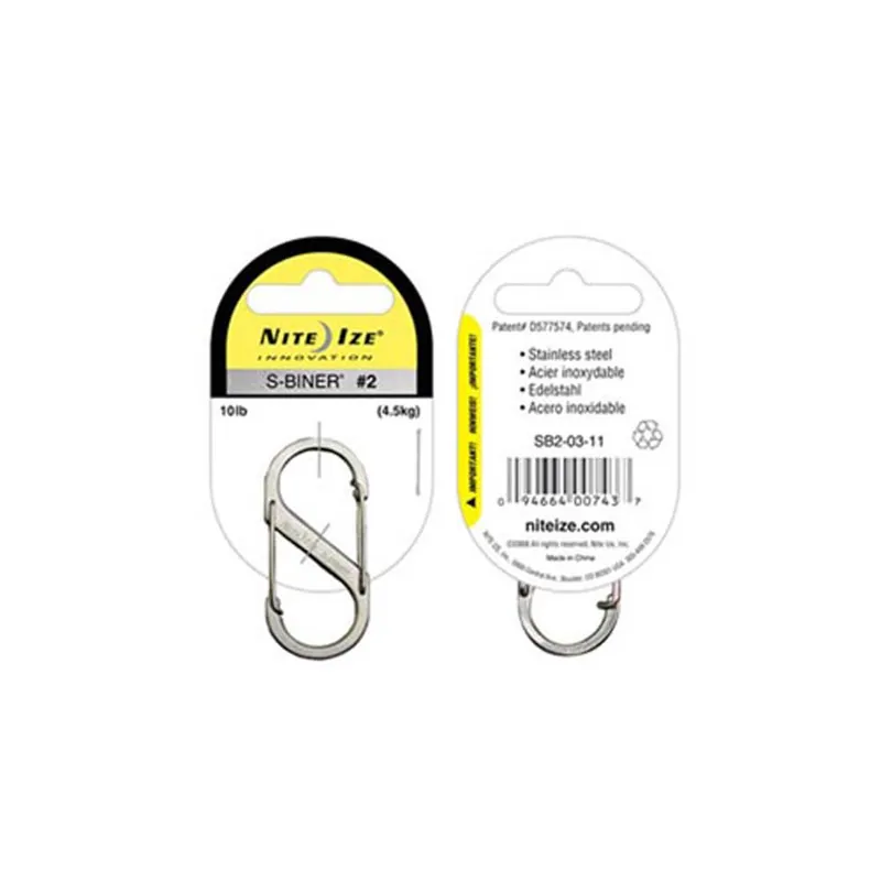 Premium Nite-Ize S-Biner Nr 2 RVS