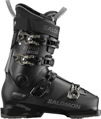 Koop Online Salomon S/Pro Supra 90 W GW - Black/Light Bronze Metallic/Black - 24/24.5