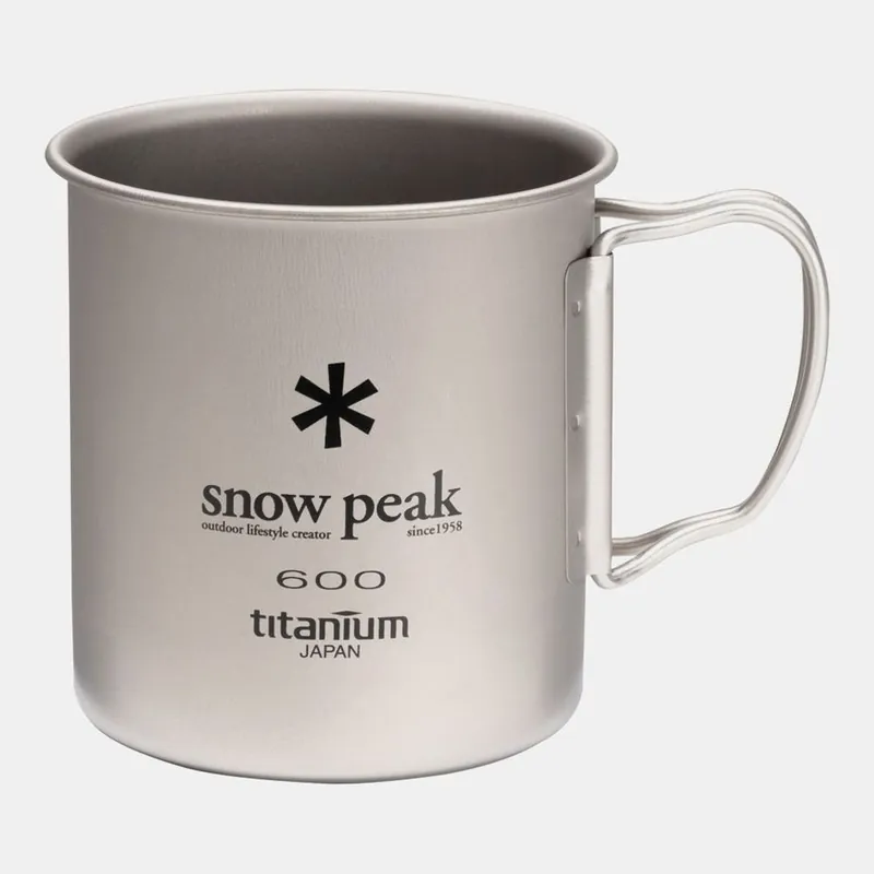 Snow Peak Titanium Single Cup 600 Beker Bever Beperkt Aanbod