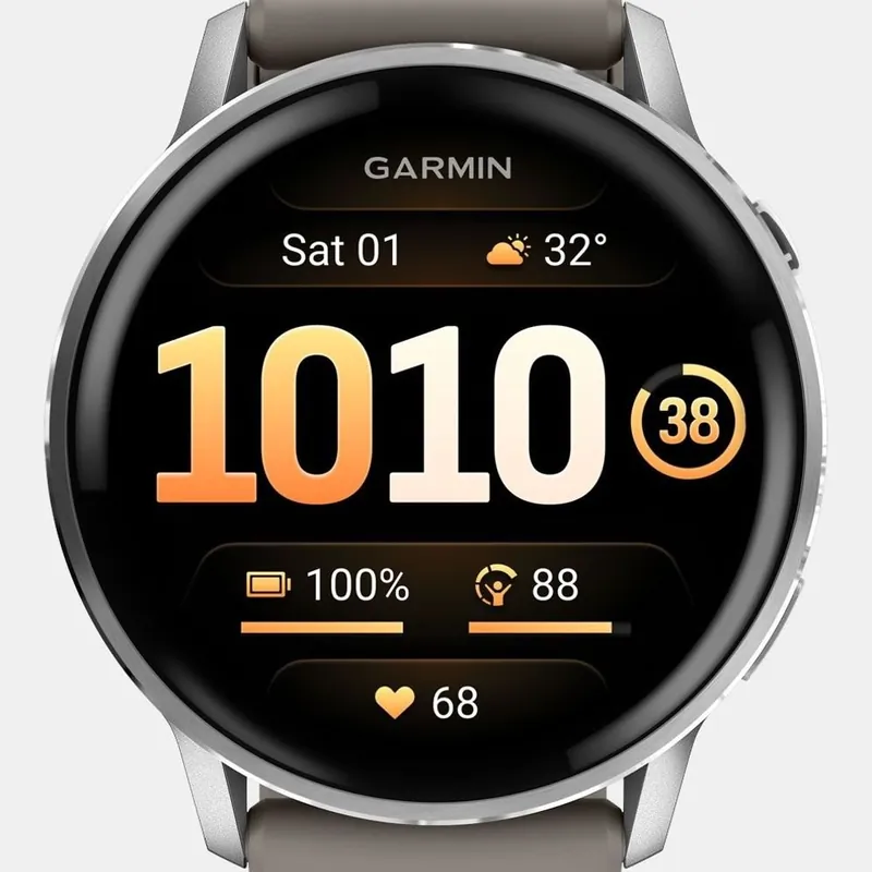 Garmin Venu 4 - 45 mm GPS-Smartwatch Bever Nieuw