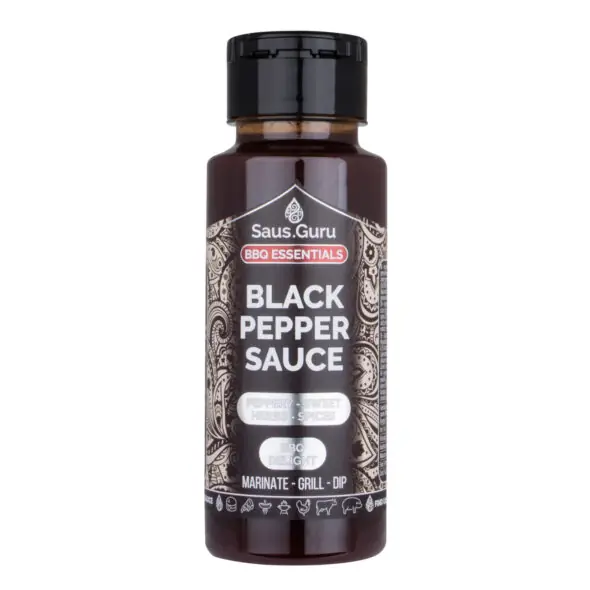 Saus.Guru Black Pepper - Bbq Sauce 0,25 L Direct Verzonden