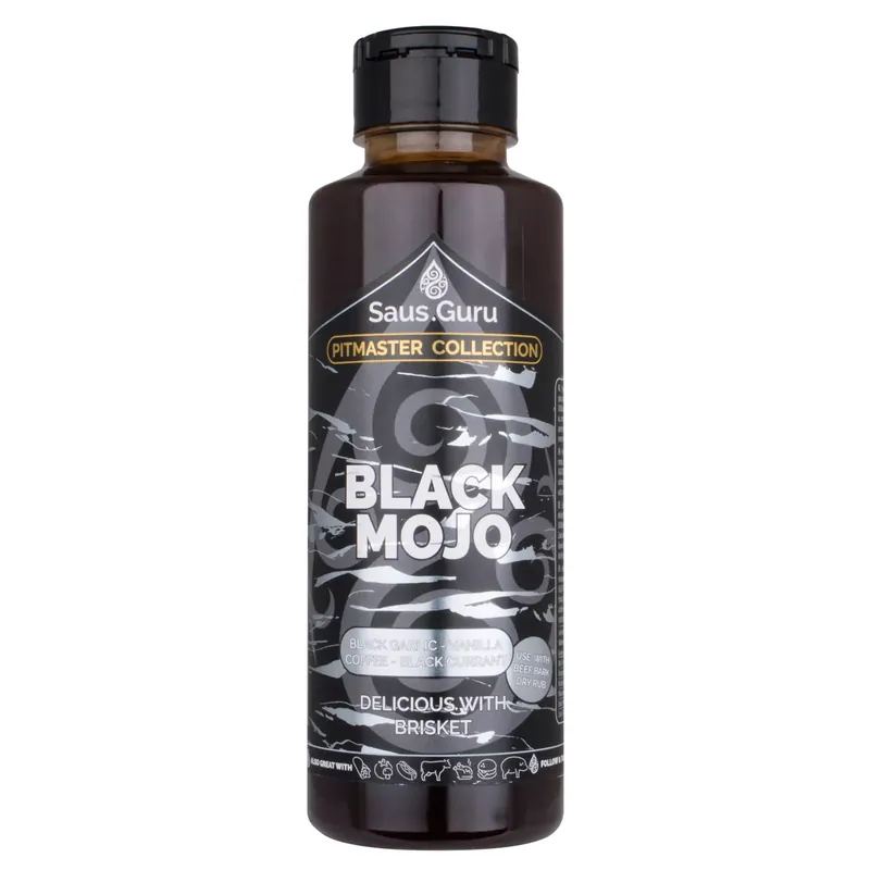 Gratis Retour Saus.Guru Black Mojo - Pitmaster Sauce 0,5L