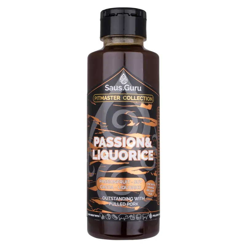 Lage Prijs Saus.Guru Passion & Liquorice - Pitmaster Sauce 0,5L