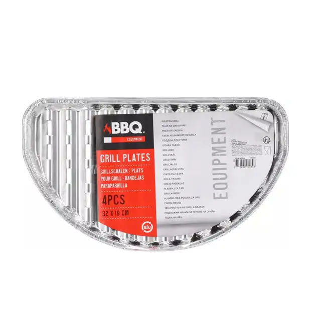 Premium BBQ Grillschaal Set 4 Stuks