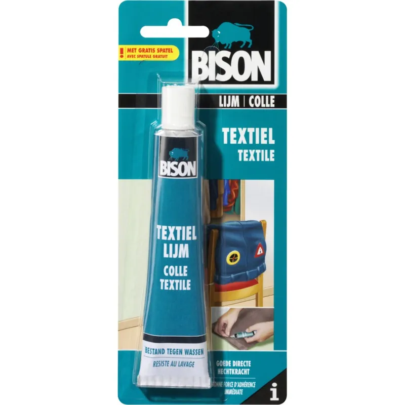 Alleen Vandaag Bison Textiellijm 50 ML Tube Kaart