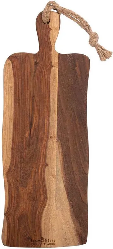 Bowls and Dishes Pure Rose Wood Serveerplank 49 Cm Rustiek Laatste Versie