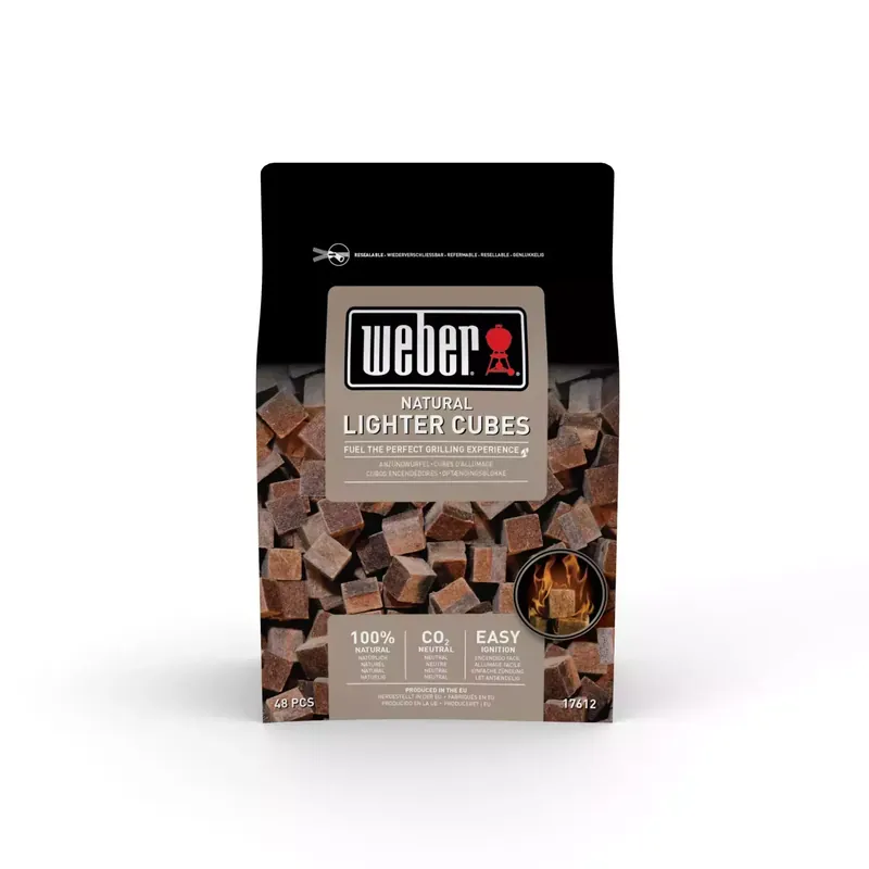 Weber Aanmaakblokjes, 48 Stuks, Bruin, Ecologisch Premium