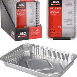 Bbq Schalen Set Van 4 Stuks 32 x 23 Cm Superprijs
