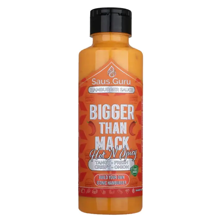 Saus.Guru Bigger Than Mack - Hot ‘N Spicy 0.25 L Exclusieve Aanbieding
