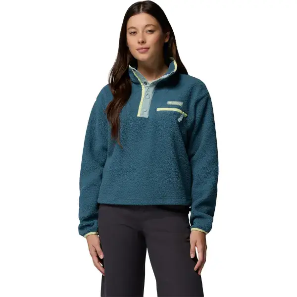 FleeceCOLUMBIAHELVETIA II CROPPED HALF SNAP FLEECE EVERBLUE, CRUSH Laatste Versie