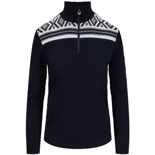 PulloverDALE OF NORWAYCORTINA BASIC SWEATER W NAVY OFFWHITE Flitsaanbieding
