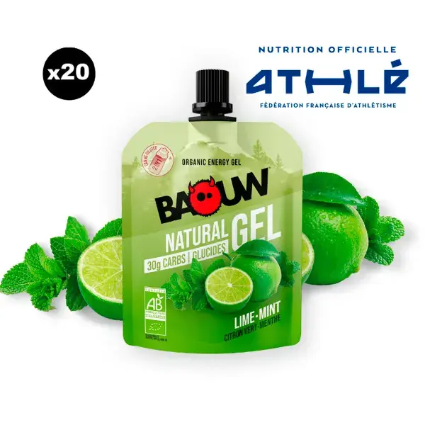Merkproduct EnergiegelsBAOUWGEL NATUREL BIO 85G CITRON VERT-MENTHE PACK X20 UNICOLORE