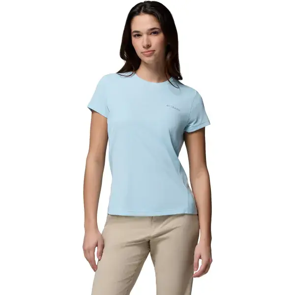 Fabrieksprijs WandelshirtCOLUMBIAZERO RULES LIGHT SS CREW W MARINE LIGHT