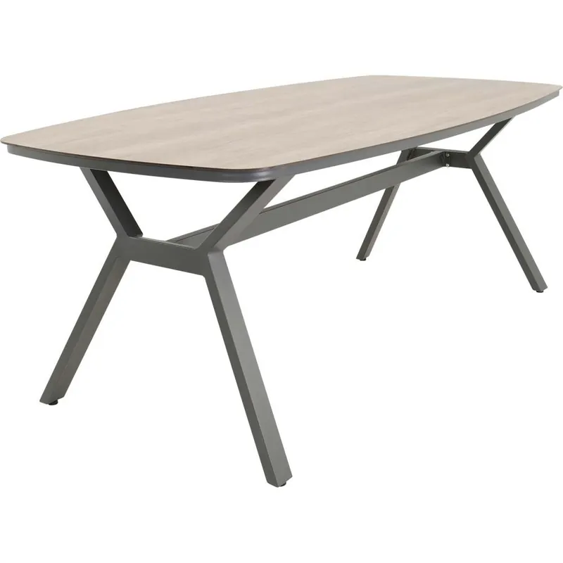 Betaalbaar Leslie Living Tuintafel Odense Deens Ovaal 200 CM