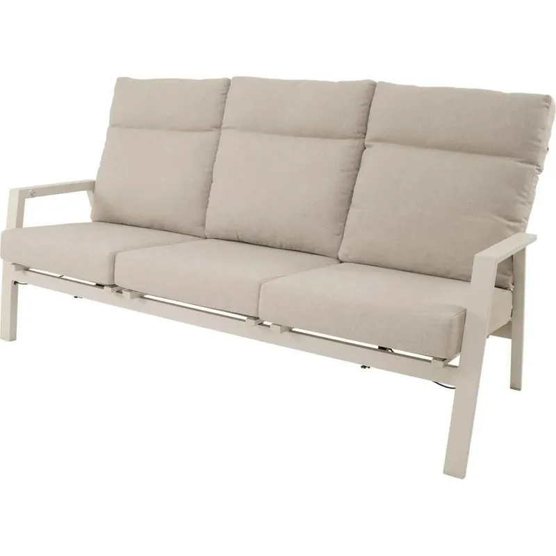 Exclusieve Aanbieding Leslie Living Loungebank Ohio Crema 3 Persoons