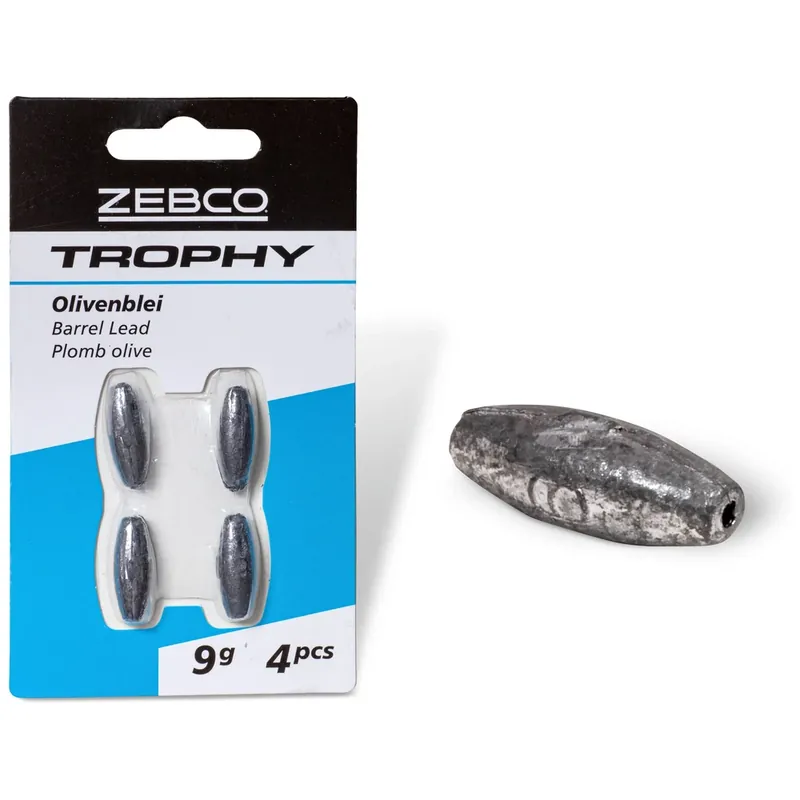 Korting Zebco Trophy Barrel Lead 3Gr 10St