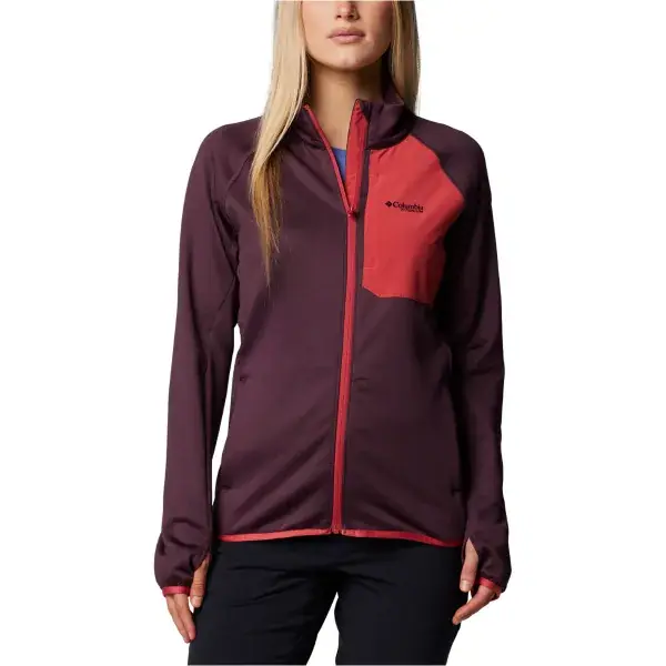 Wandel fleecejasCOLUMBIATRIPLE CANYON GRID FLEECE FZ W MOONVISTA/DAREDEVIL Premium