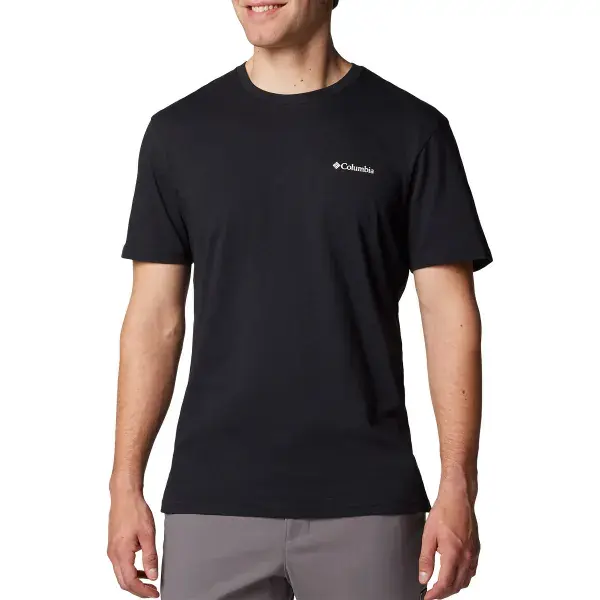 Aanbieding T-shirtCOLUMBIANORTH CASCADES SHORT SLEEVE TEE BLACK/HEX FLAG