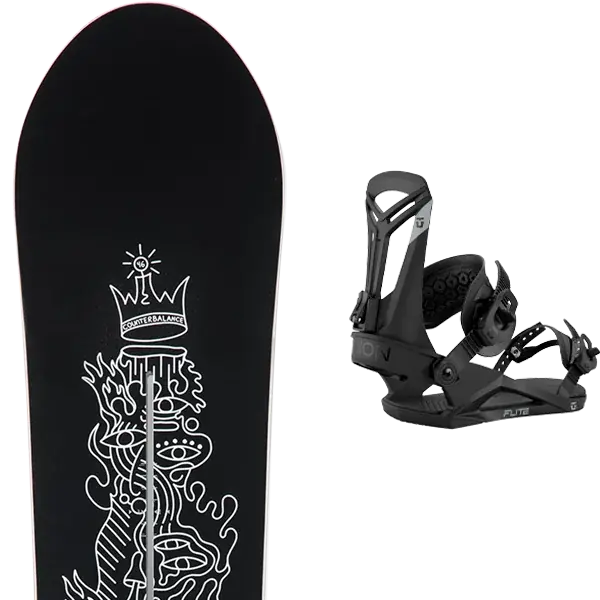 Snowboard setBURTONCOUNTERBALANCE + Fix Laatste Kans