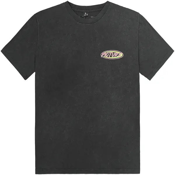T-shirtPICTURETSUNAMI TEE BLACK WASHED Tijdelijk Beschikbaar
