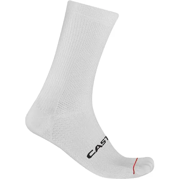 Lage Kosten FietssokkenCASTELLIESPRESSO 18 SOCK WHITE