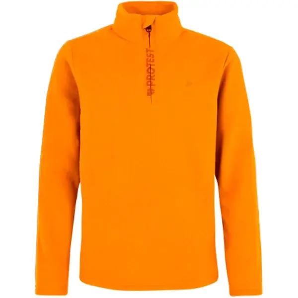 Hete Deal Fleece truiPROTESTREPERFECTY JR 1/4 ZIP ACTIVE TOP CARAMEL YELLOW