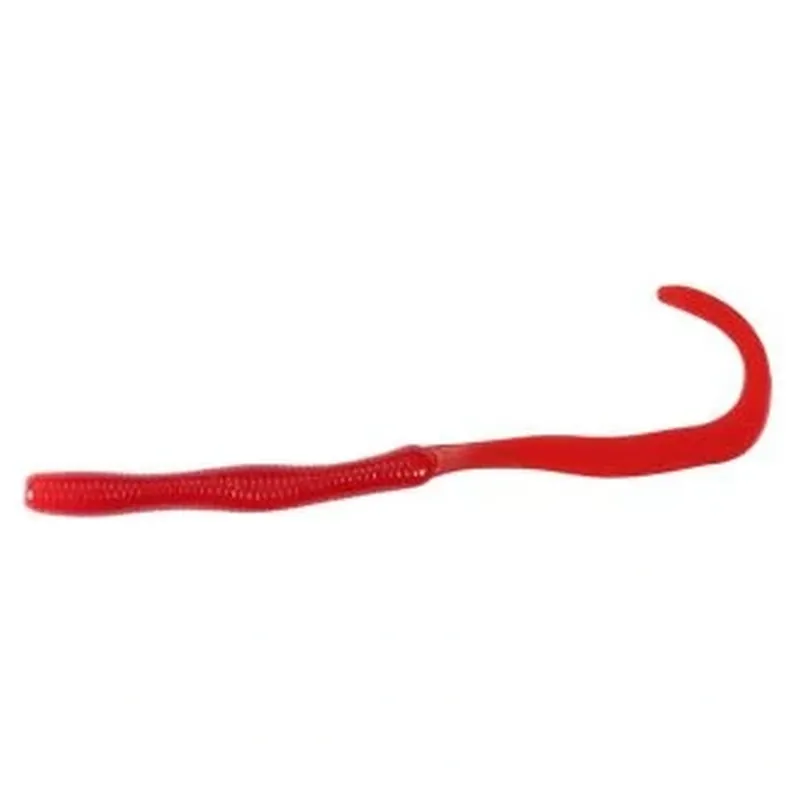 Duo Realis Wriggle Curly 3.8" F110 Solid Red Beste Prijs